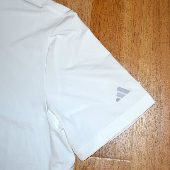 NWT Adidas WSOP‎ White Polo Shirt Sz LG World Series of Poker - Picture 4 of 6